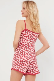 Italian Fashion Evora ws.r. kr.sp. Nocna piżama, druk/c.czerwony