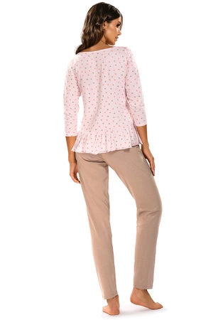 Vivisence 2033 Nocna piżama, róż/beż