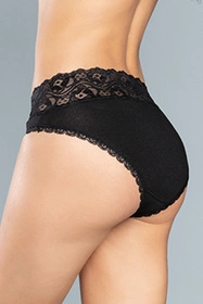 Italian Fashion Jamajka midi Majtki figi, czarny