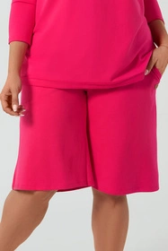 Italian Fashion Madri sp.1/2 Spodnie szerokie, fuksja