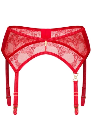 Obsessive Aliosa garter belt Pas do pończoch niski, red