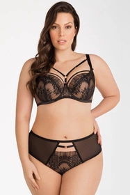 Gorsenia K804 Goya Biustonosz miękki, czarny