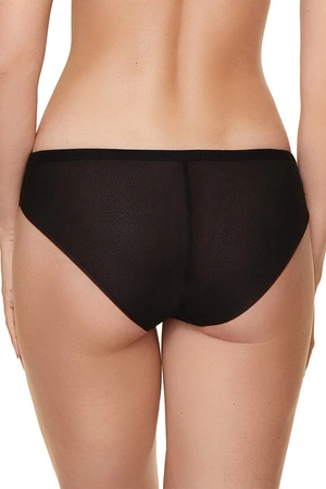 Gorteks Vita/F Majtki figi, czarno-brązowy