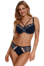 Lupo 2320 Big Biustonosz półusztywniany, granatowy