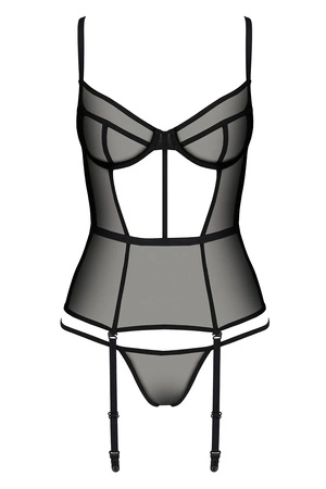 Passion Varella corset Gorset sexy, black