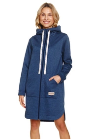 Doctor Nap SMZ.7228 Nocna szlafrok, indigo melange