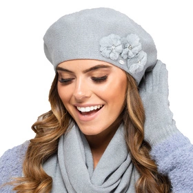 Kamea Alaska Nakrycie głowy beret, szary