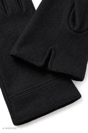 Vivisence MR7205 Rękawiczki dzianinowe, black