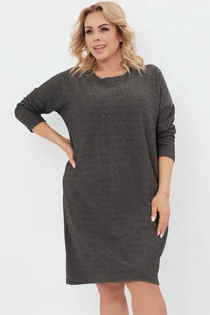 Italian Fashion Avira tunika dł.r. Sukienka homewear, c.melanż