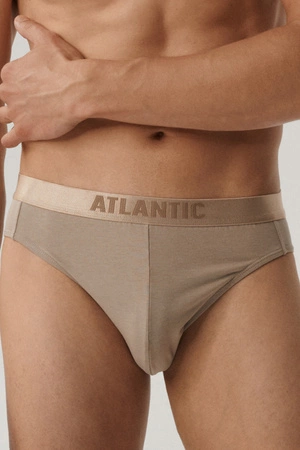 Atlantic 2BMP-013 2-pack Majtki slipy, beżowy