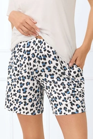 Italian Fashion Savanna kr.sp. Nocna szorty, druk/ecru
