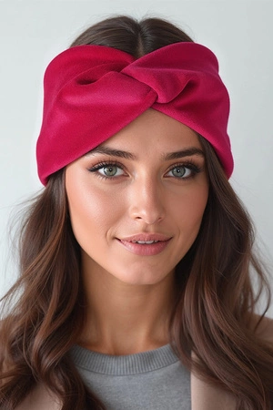 Vivisence 70109 Nakrycie głowy opaska, rubinowy