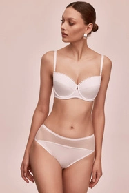 Alles Elena II U Biustonosz usztywniany, biały