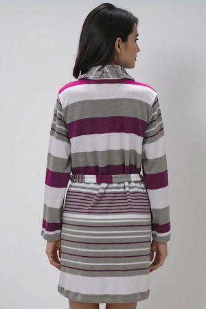 Vivisence 5030 Nocna szlafrok, bordowy