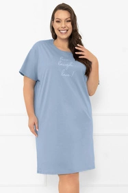 Italian Fashion Ksara kr.r. Nocna koszula, stalowy