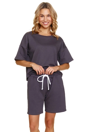 Doctor Nap DRS.7220 Komplet szorty + bluza, fume