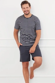 Italian Fashion Bert kr.r. kr.sp. Nocna piżama, grafit