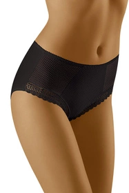 Wol-Bar Roma Majtki wysokie figi, czarny