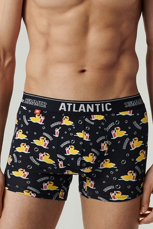 Atlantic 2MHH-007 2-pack Majtki bokserki, granat/róż