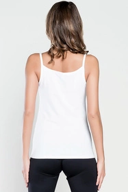 Italian Fashion Ibiza ws.r. Koszulka na ramiączkach, biały