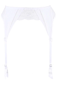 Axami V-10212 Pas do pończoch wysoki, biały