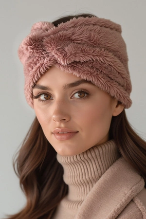 Vivisence 70108 Nakrycie głowy opaska, pudrowy róż