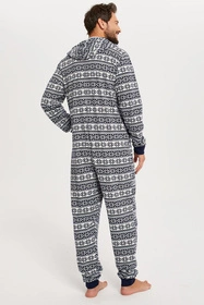 Italian Fashion Alaska Men dł.r. dł.sp. Nocna kombinezon, granat