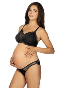 Lupo 3046 Biustonosz do karmienia, czarny