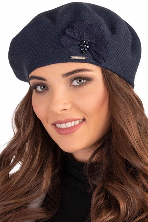 Vivisence 7036 Nakrycie głowy beret, granatowy