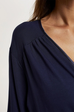 Italian Fashion Song r.3/4 Nocna szlafrok, granat