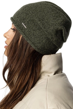 Vivisence 7087Kmpl Komplet czapka+komin+rękawiczki, zielony melanż