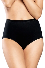 Italian Fashion Ibiza maxi Majtki wysokie figi, czarny