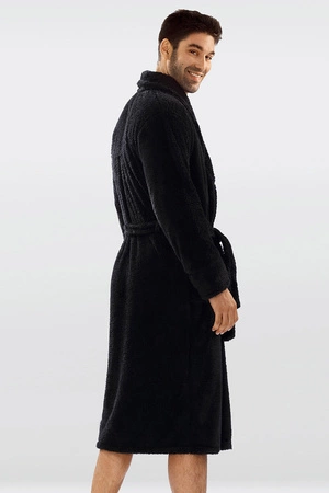 Dkaren 130 Nocna szlafrok, czarny