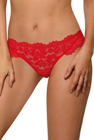 Róża Newia Majtki stringi, czerwony
