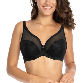 Gaia 1058 Sonia Biustonosz półusztywniany, czarny
