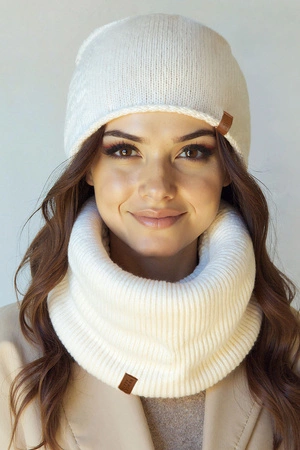 Vivisence 70115Kmpl Komplet czapka+komin, ecru