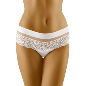 Wol-Bar Cantata Majtki stringi, biały