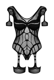 Obsessive Bodystocking G334 Body bodystocking, czarny