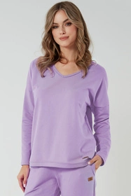 Italian Fashion Madri dł.r. Bluza nierozpinana, lila