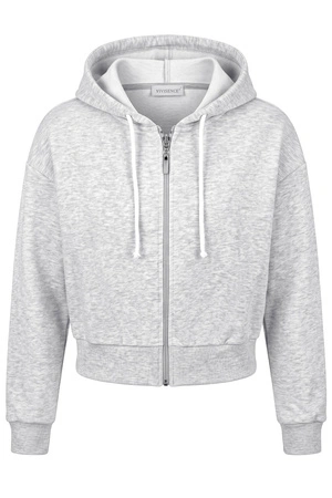 Vivisence 9009 Bluza rozpinana, szary melanż