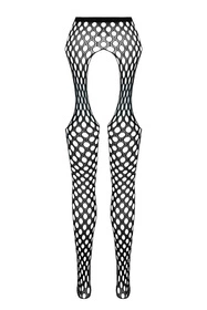 Passion ECO S003 Wyrób pończoszniczy pończochy z pasem, black