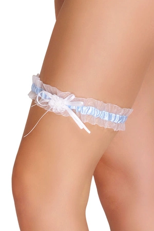 Julimex PW-18 Madryt Wyrób pończoszniczy podwiązka, niebieski