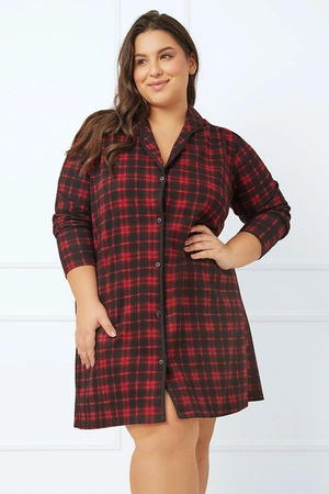 Italian Fashion Nicola dł.r. Nocna koszula, druk/czerwony