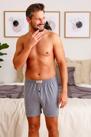 Doctor Nap BOX.5166 Majtki bokserki, dark grey