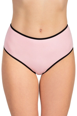 Vivisence 4017 5-pack Majtki wysokie figi, gumka czarna: róż