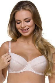 Lupo 1732 Biustonosz do karmienia, beż