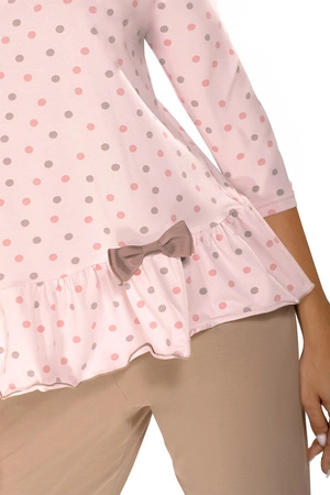 Vivisence 2033 Nocna piżama, róż/beż