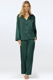 Dkaren Amina-Kpl Nocna piżama, zielony