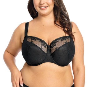 Gaia 1027M Eve Maxi Biustonosz miękki, czarny