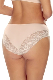 Vivisence 1041 Majtki figi, beż z koronką
